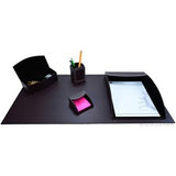 Dacasso 5-piece Home/Office Leather Desk Accessory Set