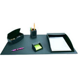 Dacasso 5-piece Home/Office Leather Desk Accessory Set