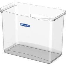 Bankers Box Portable Open Desktop File Box with Side Handles, 1 Each