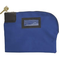 ControlTek Carrying Case Cash, Coin, Document, Card, Check - Royal Blue