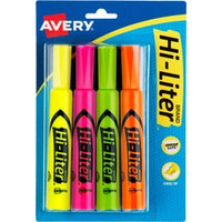 Avery¨ Desk-Style, Assorted Colors, 4 Count (24063)