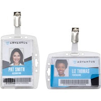 Advantus Plastic ID Card Holders