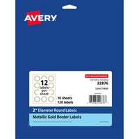 Avery¨ Easy Peel Round Labels