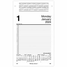 At-A-Glance Pad Style Desk Pad Calendar Refill