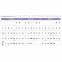 At-A-Glance 3-Month Horizontal Wall Calendar