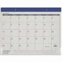 At-A-Glance 2024 Fashion Color Monthly Desk Pad, Standard, 21 3/4" x 17"