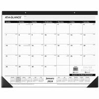 At-A-Glance 2024 Ruled Monthly Desk Pad, Large, 24" x 19"