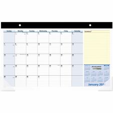 At-A-Glance QuickNotes 2024 Compact Monthly Desk Pad Calendar, Compact, 18