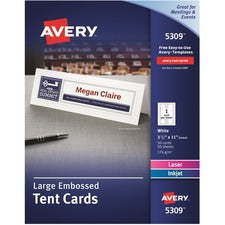 Avery¨ Embossed Tent Cards