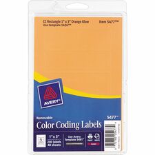 Avery¨ Rectangular Color-Coding Labels – Heartland Essentials Supply Co.