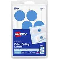 Avery¨ 1-1/4" Color-Coding Labels