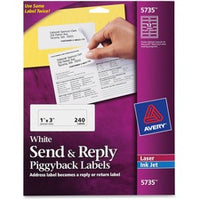 Avery¨ Send & Reply Piggyback Labels