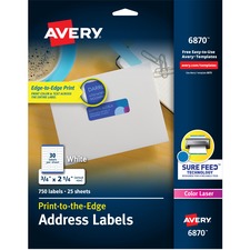 Avery¨ Print-to-the-Edge Copier Address Labels