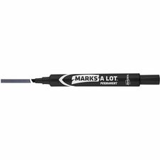 Avery¨ Marks A Lot¨ Permanent Markers, Large Desk-Style Size, Chisel Tip, 1 Black Marker (08888)