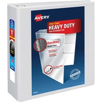 Avery¨ Heavy-Duty View White 4" Binder (79104)