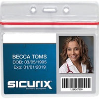 SICURIX Sealable ID Badge Holder